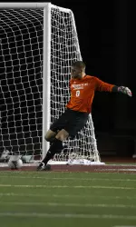 Sophomore goalkeeper Andrew Riggs led MSU to its fifth consecutive shutout on Sunday.