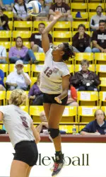 Amber Doolittle had 11 kills and five blocks