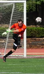 Goalkeeper Trevor Spangenberg and the Bears defense have four straight shutouts.