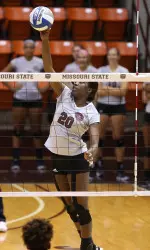 Christine McCartney recorded her 1,000th career kill during the match