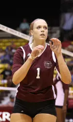 Kayla Walton hit .500 with 17 kills