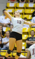 Karen Rivatto and 11 kills and hit .333