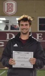 Cole Alexander received the Elite 18 award at the MVC Championship Game.