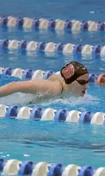Sophomore Dora Kiss won three events for the Missouri State women Friday.