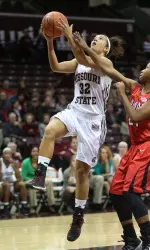 Mikala McGhee finished with career highs of 12 points and 9 rebounds
