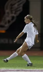 Ashley Tallerine played all 90 minutes at Drake.