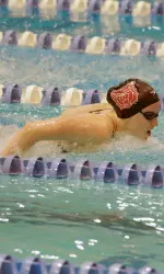 Dora Kiss had two top-5 finishes for the Bears on Friday