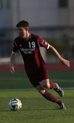 Jack Roberts scored a goal and an assist in the MVC win over Drake.