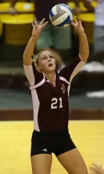 Kinsey McCarter directed the Bears to a .318 hitting percentage
