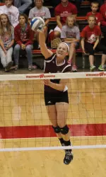 Lily Johnson's 394 kills this season are the most by a freshman in school history