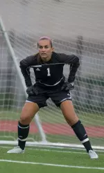 Jessica Perry earned MVC Goalkeeper of the Week for second time this season.