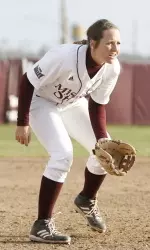Heather Duckworth hit a first inning triple for career hit #100
