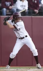 Erin Duewel hit her first career triple to drive home two runs in the Bears' win