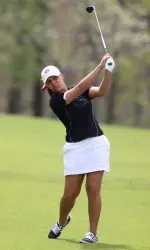 Ariel Tidwell ties for seventh individually, best of her career.