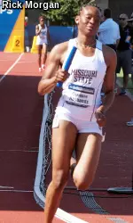 Sophomore Shavonne Husbands helped the Missouri State 4x100-meter relay team to a 20th-place finish at the NCAA championships Wednesday.
