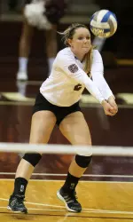 Maddy Hogan scooped a career-high 29 digs