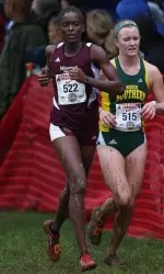 Cindy Forde dropped nearly a minute off her season-best time.
