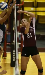 Kinsey McCarter had 7 kills, 42 assists and 7 digsr