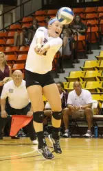 Lily Johnson slammed a match-high 20 kills