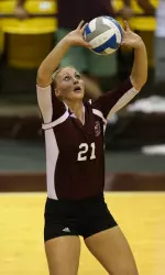 Kinsey McCarter had 7 kills, 42 assists and 7 digs