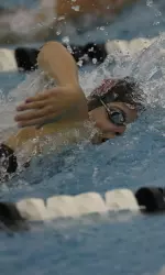 CeCe Etter placed a team-best third in the 100 back for the Bears Saturday