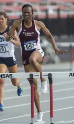 Oarabile Babolayi, Erin Roebuck, and Holly Pattie-Belleli all set personal bests in Arkansas.