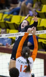 Lily Johnson had 35 kills and 16 digs in two matches last week