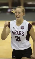 Kinsey Batten had 42 assists and led MSU to a .381 hitting percentage