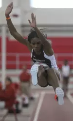 Robiann Broomfield continues to excel in the jumps.