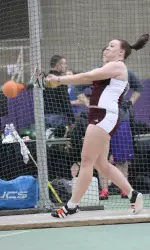 Melanie Raterman led the Bears in the hammer throw with her 45.59m