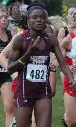 Senior Cindy Forde led the Bears at the Missouri Southern Stampede