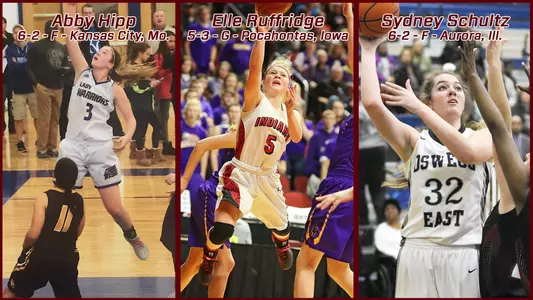 Elle Ruffridge, Abby Hipp, Sydney Schultz