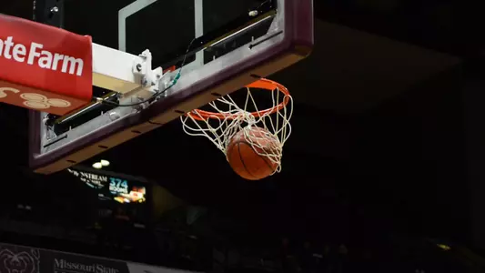 Basketball in Net