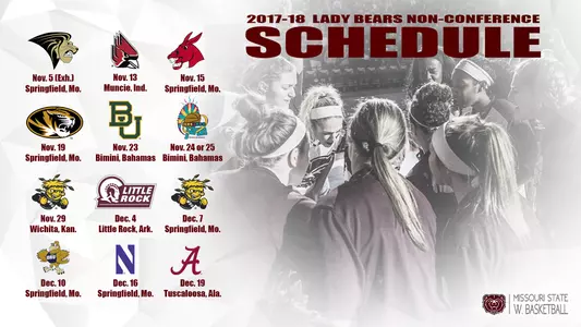 2017-18 WBB non conference schedule