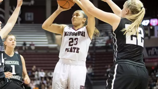 Women's basketball vs. Central Missouri in an Exhibition match on Monday, October 29, 2018. Jesse Scheve/Missouri State University
