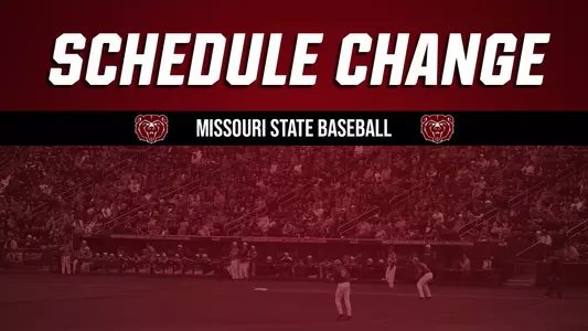 Schedule Change - Baseball