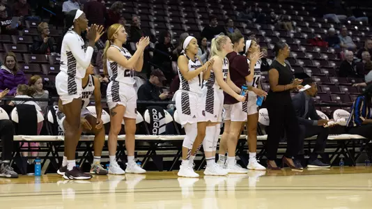WBB Bench Celebration