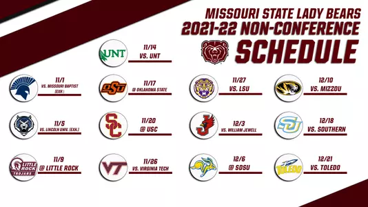 Updated WBB Non-Conference Schedule