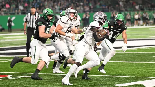 during the NCAA FCS football game between the Missouri State Bears and the University of North Dakota Fighting Hawks at the Alerus Center in Grand Forks, ND on Saturday, Oct. 1, 2022.By Russell Hons