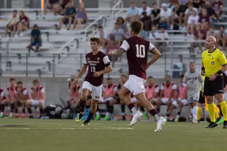 Menâ??s Soccer vs. UCSB on August 25, 2022. Jesse Scheve/Missouri State University