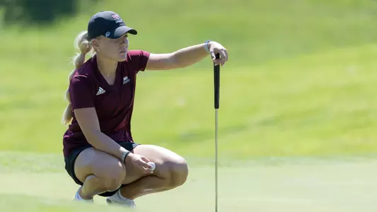 WomenĂ¢??s Golf in the Stewart Memorial Tournament on September 12, 2022. Jesse Scheve/Missouri State University