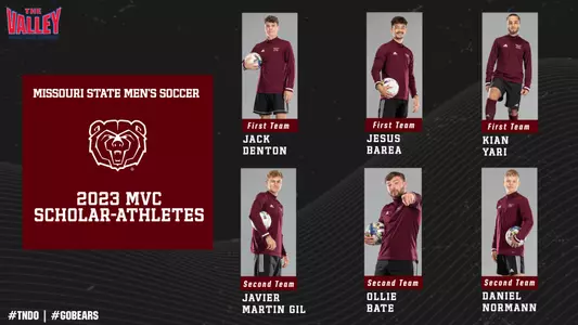 MSOC 2023 MVC Scholar-Athletes