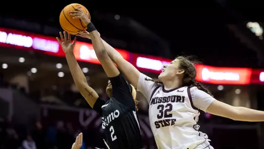 Women’s basketball vs SEMO for a win on November 22, 2023. Kevin White/Missouri State University