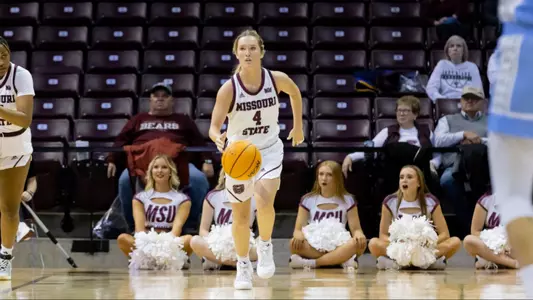 WBB vs. Tulane on December 1, 2023. Mindy Welland/Missouri State University