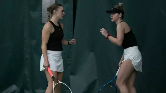 Tennis vs Eastern Illinois on February 4, 2023. CharlesSargent/Missouri State University