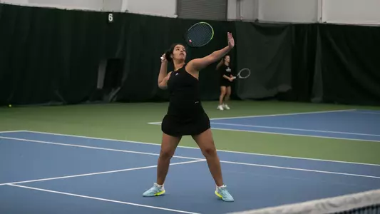 Tennis vs ORU on February 17, 2023. Chandler Harris/Missouri State University