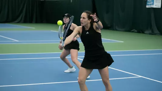 Tennis vs ORU on February 17, 2023. Chandler Harris/Missouri State University