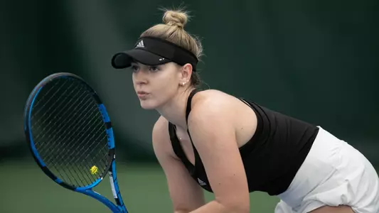 Tennis vs Eastern Illinois on February 4, 2023. CharlesSargent/Missouri State University