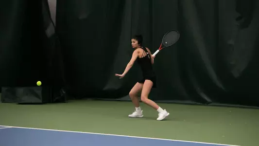 Tennis vs ORU on February 17, 2023. Chandler Harris/Missouri State University