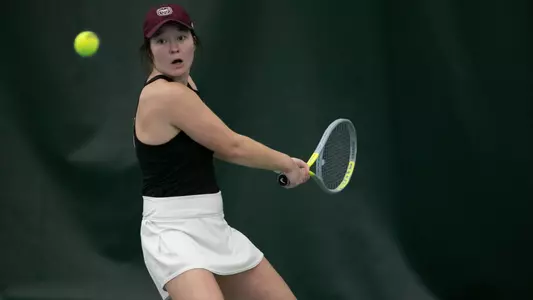 Tennis vs Eastern Illinois on February 4, 2023. CharlesSargent/Missouri State University